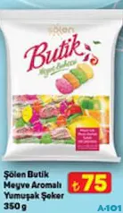 ŞÖLEN BUTİK MEYVE AROMALI YUMUŞAK ŞEKER 350 G - BAYRAM ŞEKERİ/ÇİKOLATASI